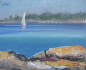 Between Islands :: 8x10" :: Ron Wilson