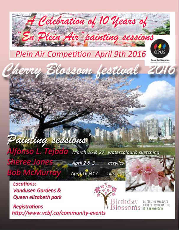 cherry blossome 2016 poster
