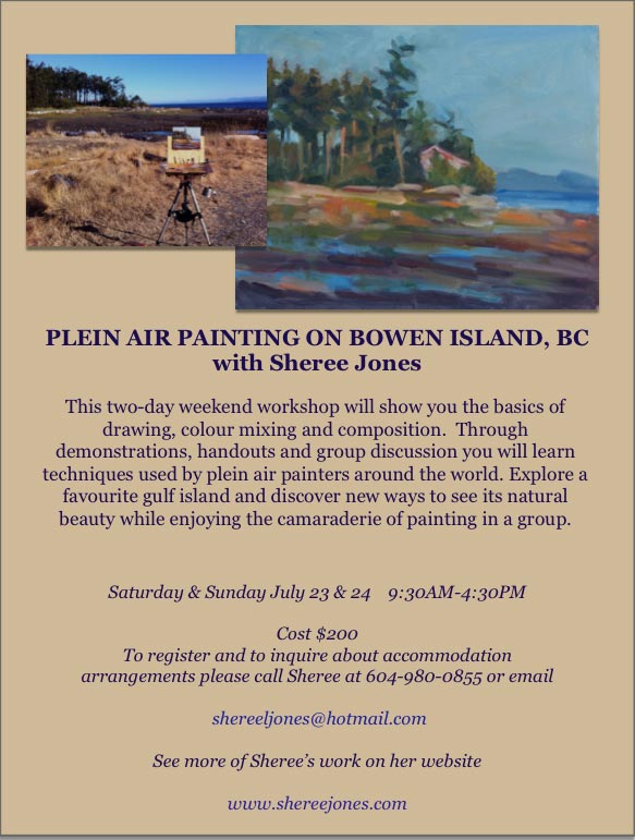 Sheree Jones Bowen Island Plein Air